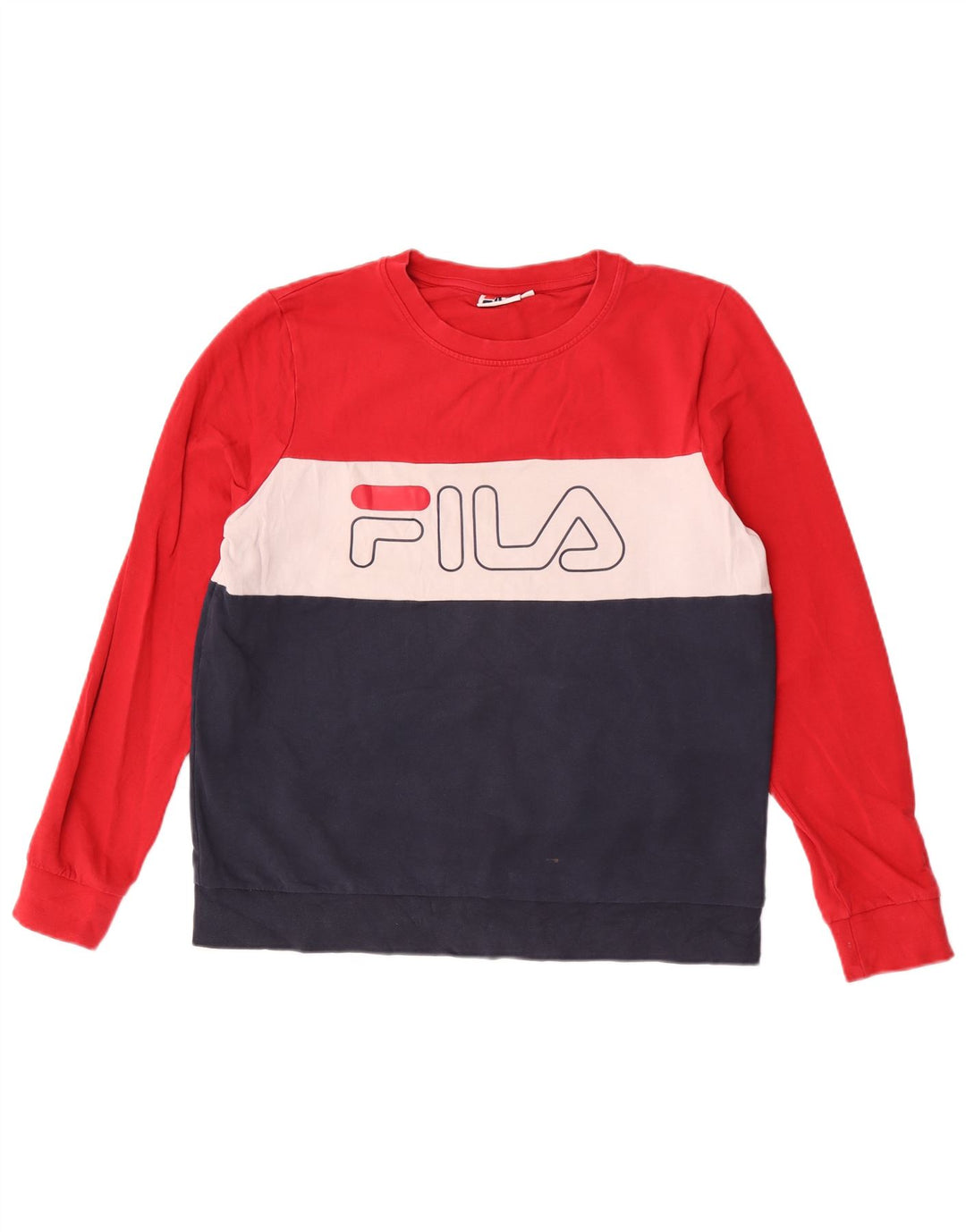 Pulover cu grafic pentru femei Fila UK 16, mare, multicolor