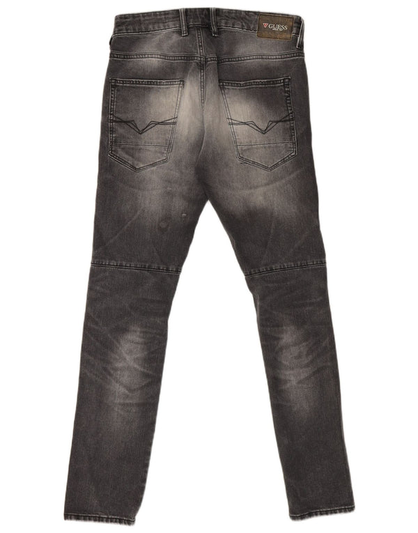 Blugi skinny pentru bărbați Guess W31 L31 bumbac gri