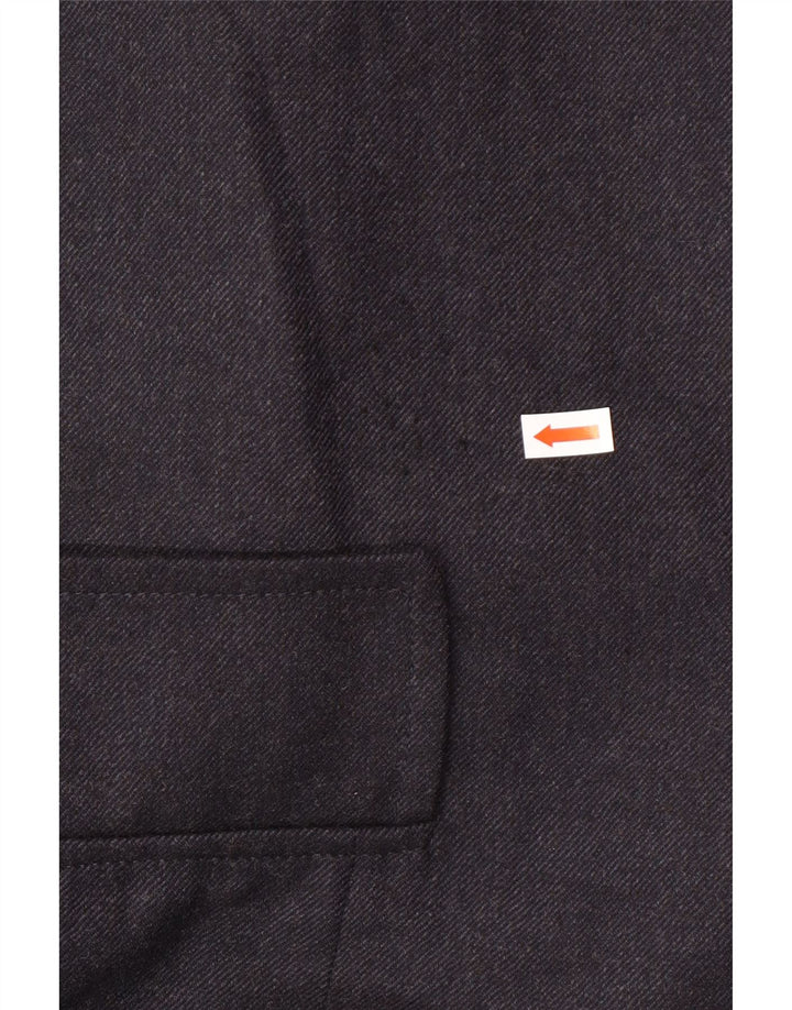 LUIGI BIANCHI Jachetă pentru bărbați cu paragate IT 48 Medium Bleumarin Clasic