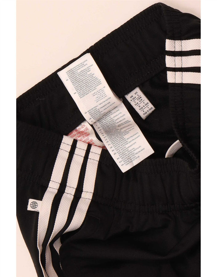 Pantaloni de trening Adidas baieti Joggeri 9-10 ani poliester negru