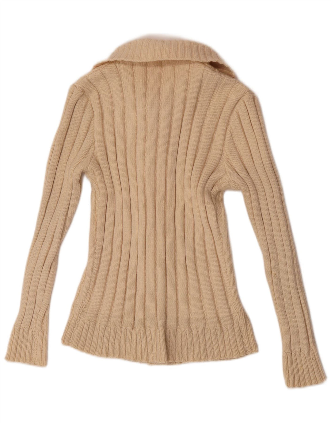 Pulover Cardigan Vintage pentru Damă UK 8 Small Off White
