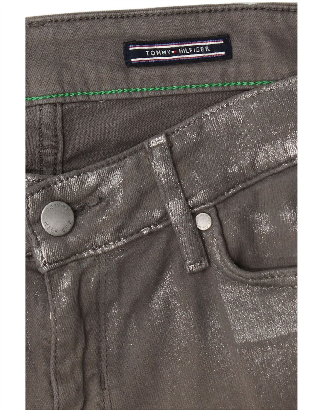 TOMMY HILFIGER Blugi skinny pentru femei Venice LW W30 L30 bumbac gri