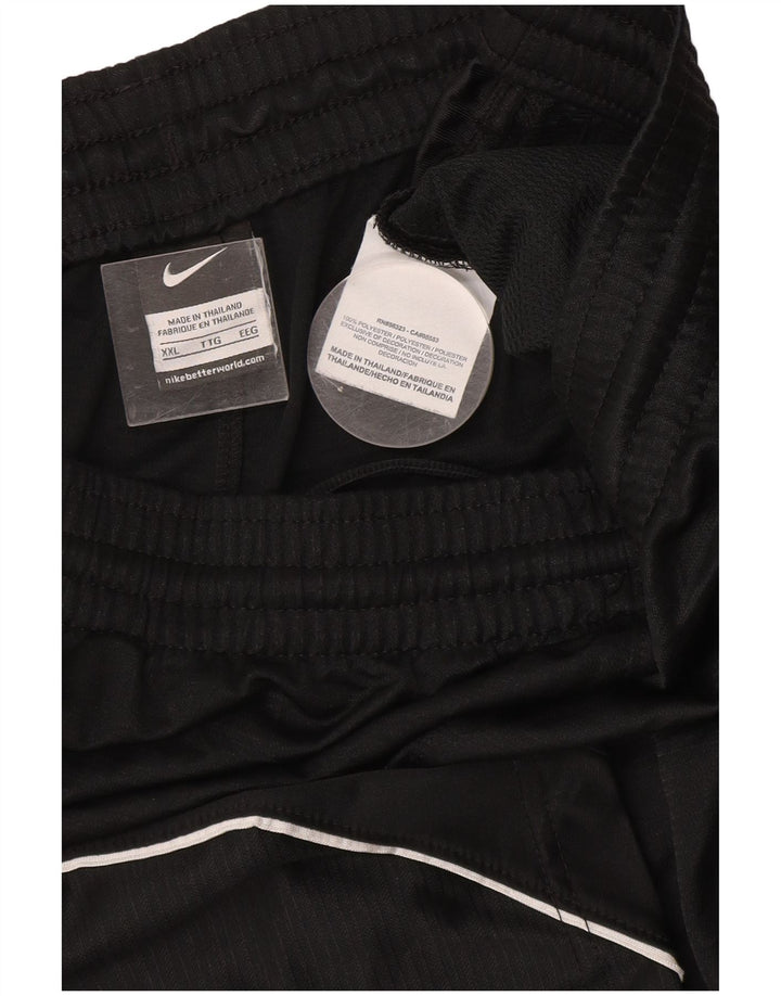 Pantaloni scurți sport Nike pentru bărbați 2XL, poliester negru