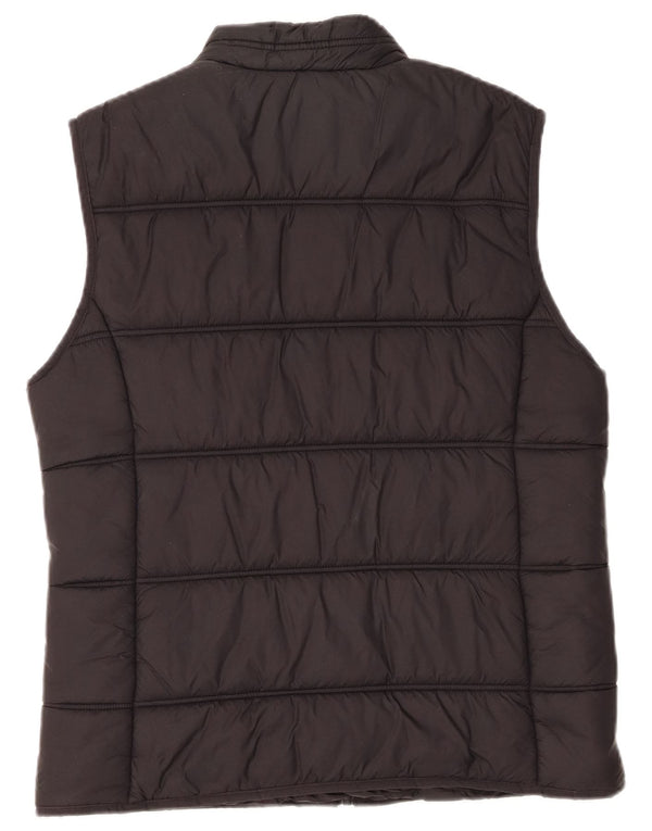 Crew Clothing Gilet căptușit pentru femei UK 14 Large Black Nylon
