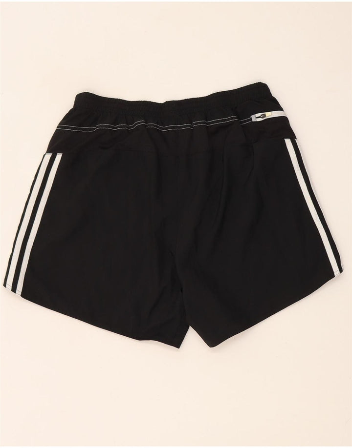 Pantaloni scurți sport Climalite ADIDAS pentru femei, poliester mediu negru