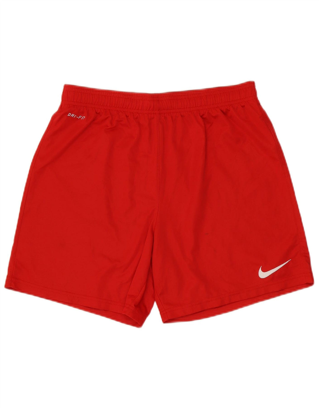 Pantaloni scurți sport Nike Dri Fit pentru bărbați, poliester roșu mediu