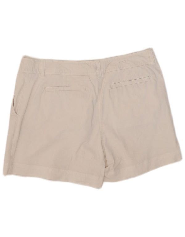 Pantaloni scurti chino Hobbs pentru femei UK 16 Large W36 Bumbac alb