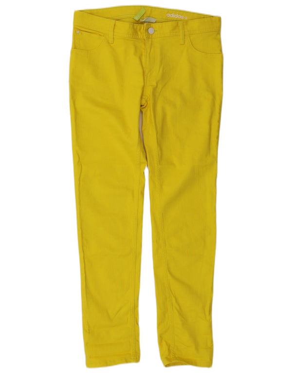Blugi pentru femei Adidas Neo Skinny Skinny W29 L30 galben bumbac