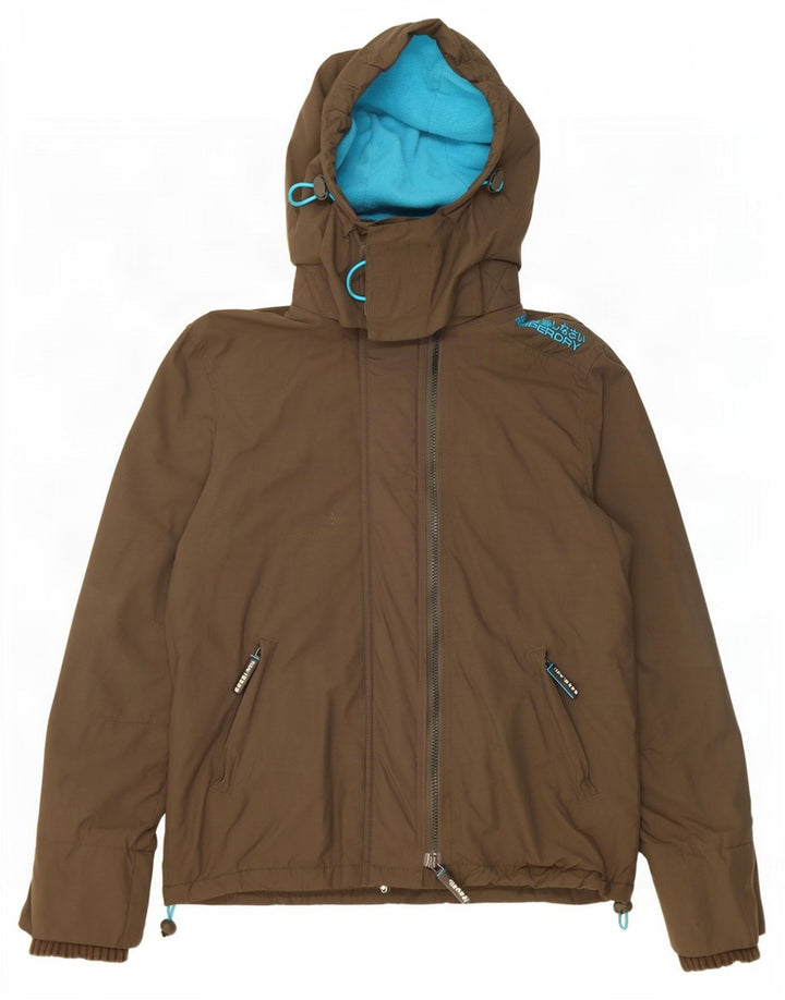 Jachetă Windbreaker cu grafică Superdry pentru femei UK 14 Medium Khaki