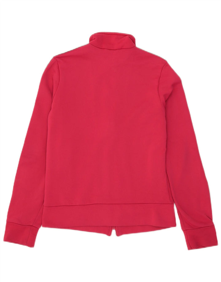 Jachetă de trening pentru femei Adidas UK 12 Poliester roz mediu