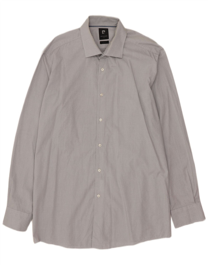 Cămașă pentru bărbați PIERRE CARDIN Mărimea 43 XL Blue Spotted