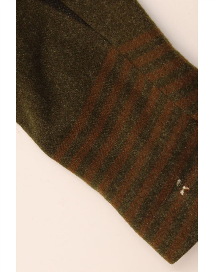 Jachetă Blazer Femei Resi Hammerer, cu 2 nasturi, IT 44 Medium Kaki Check Lână