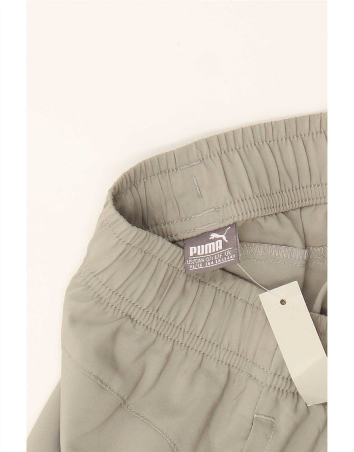Pantaloni scurti sport Puma băieți 13-14 ani poliester verde