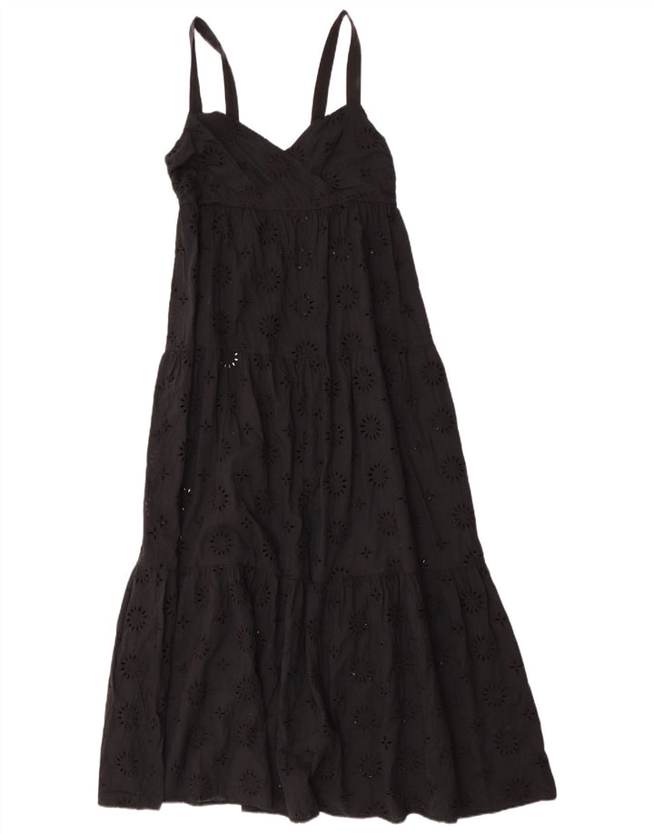 Rochie Maxi fără mâneci pentru femei Zara UK 12 Medium Black