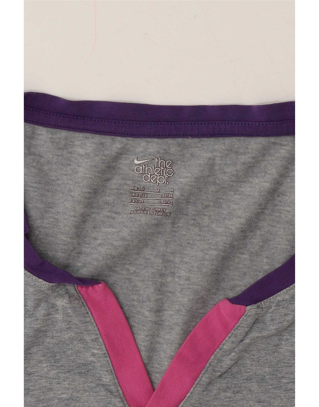 Tricou pentru femei Nike Marea Britanie 12/14 Medium Gri Pete