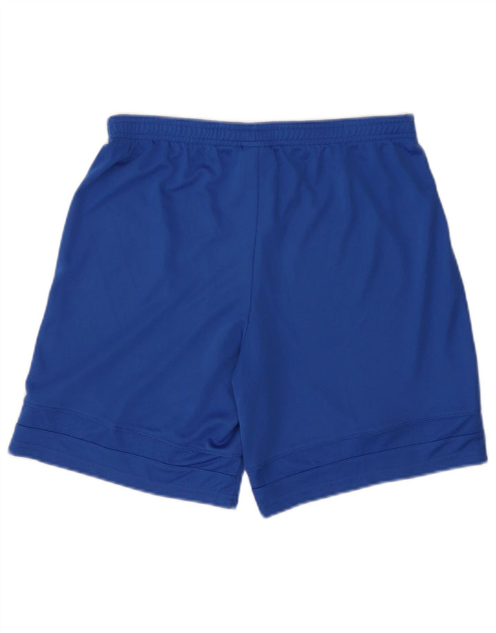 Pantaloni scurți sport NIKE Dri Fit pentru bărbați, poliester albastru mediu