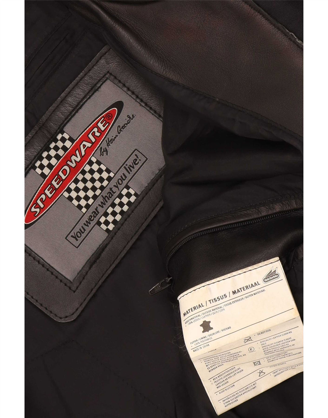 Jachetă motociclist din piele pentru bărbați Hein Gericke UK 38 Medium Black Colorblock