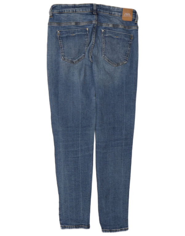 Blugi skinny dama Zara EU 40 Medium W30 L27 Albastru