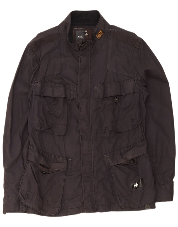 Jachetă G-Star pentru bărbați, UK 42 XL, bumbac negru