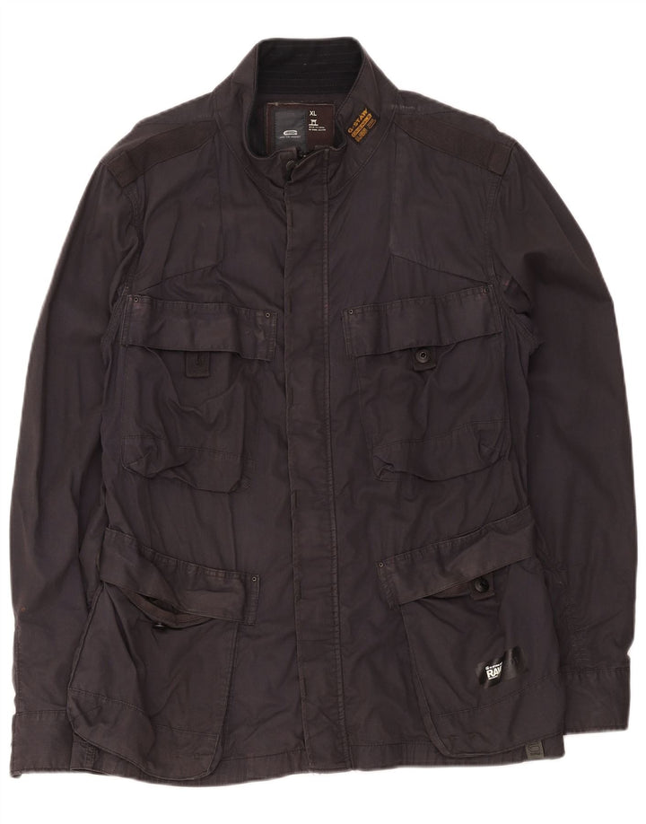 Jachetă G-Star pentru bărbați, UK 42 XL, bumbac negru