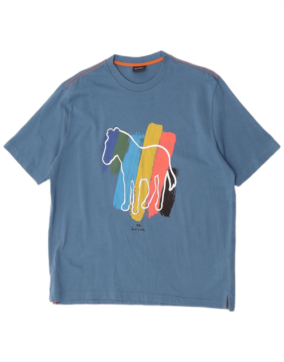 Tricou grafic pentru bărbați Paul Smith Top mare, albastru, bumbac
