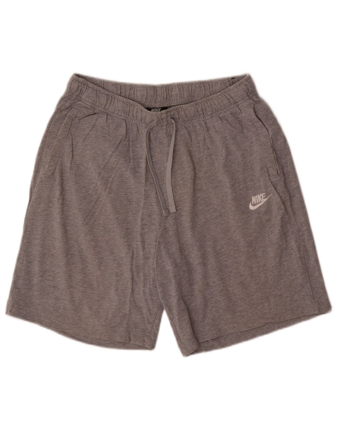 Pantaloni scurți sport Nike pentru bărbați, bumbac, gri mediu