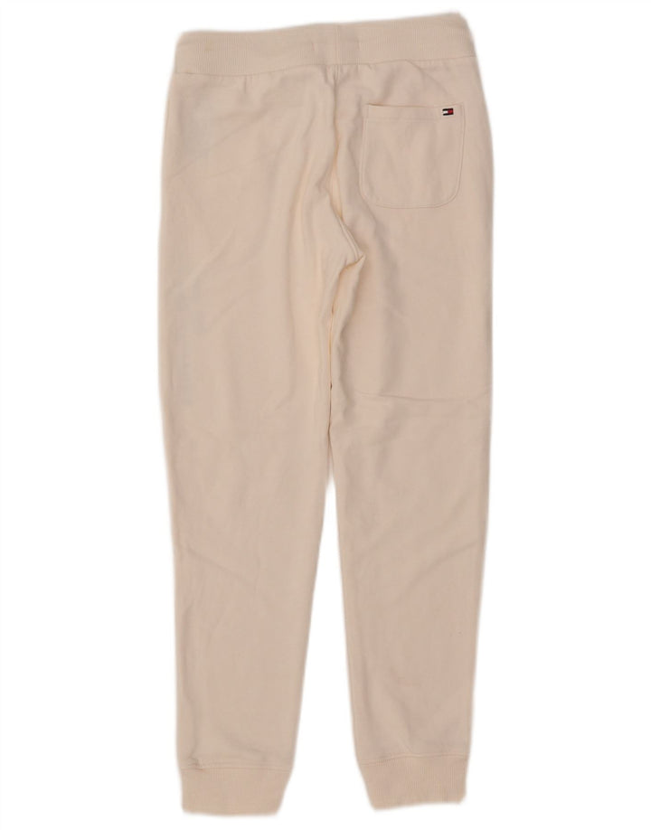 TOMMY HILFIGER Fete Trening Pantaloni Joggeri 9-10 Ani Alb