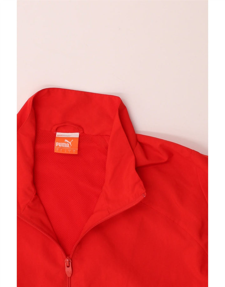 PUMA Mens Tracksuit Top Jacket Large Red Polyester Vintage Puma and Second-Hand Puma from Messina Hembry 