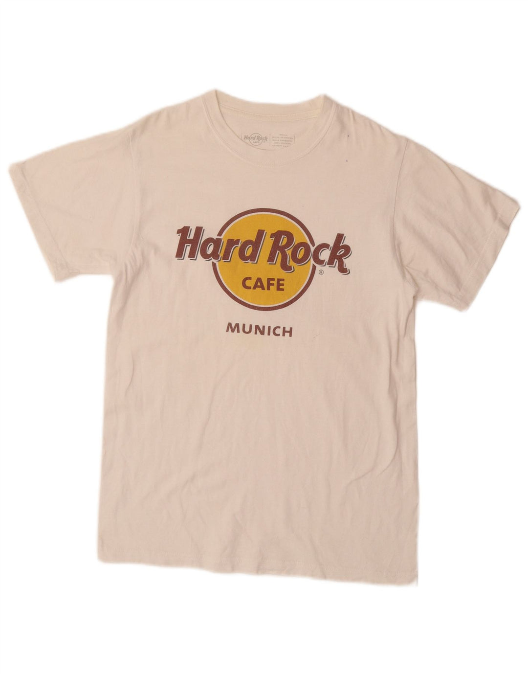 HARD ROCK CAFE Tricou grafic Munchen pentru bărbați Top mic Bumbac alb