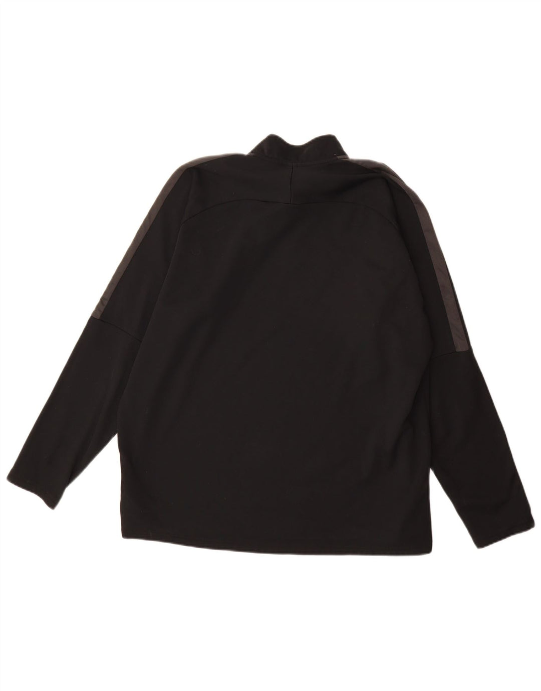 Top de trening Nike pentru bărbați Dri Fit Graphic Zip Neck Pullover, XL, negru