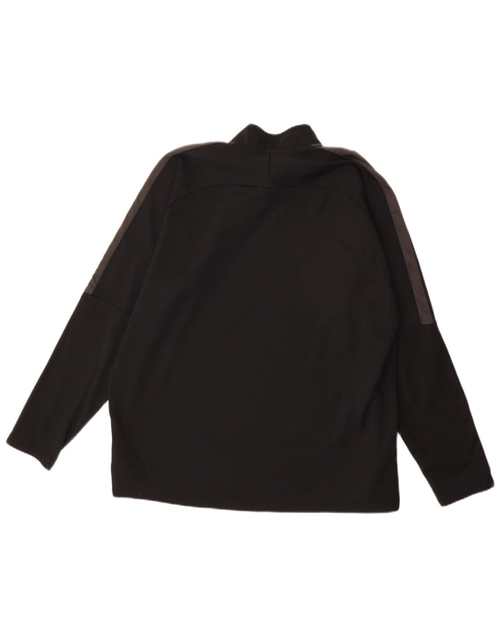 Top de trening Nike pentru bărbați Dri Fit Graphic Zip Neck Pullover, XL, negru