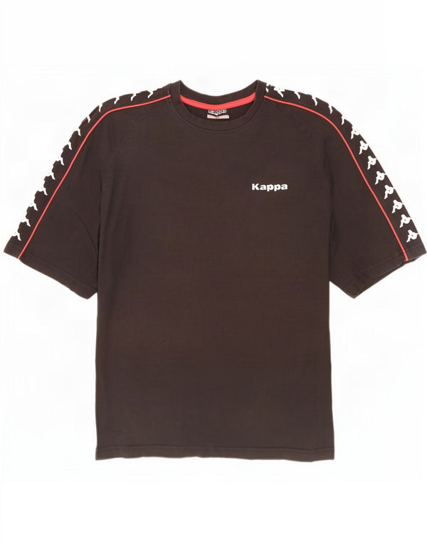 Tricou grafic pentru bărbați Kappa Top XL Bumbac negru