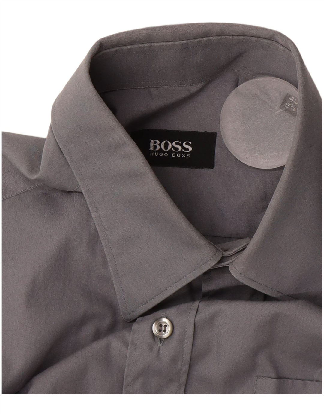 Cămașă pentru bărbați Hugo Boss Mărimea 40 15 1/2 Gri mediu