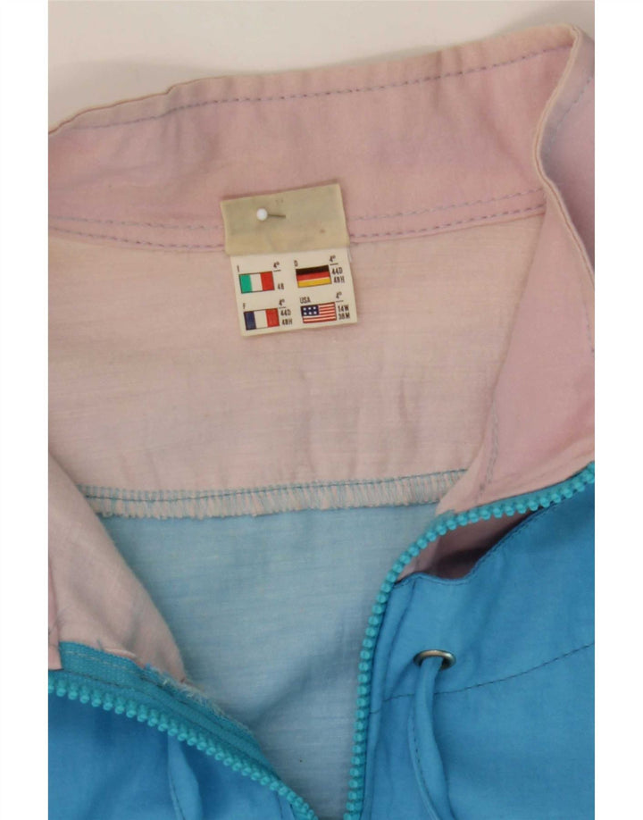 Jachetă de trening pentru femei Ellesse, IT 48 XL, albastru, poliamidă bloc de culoare