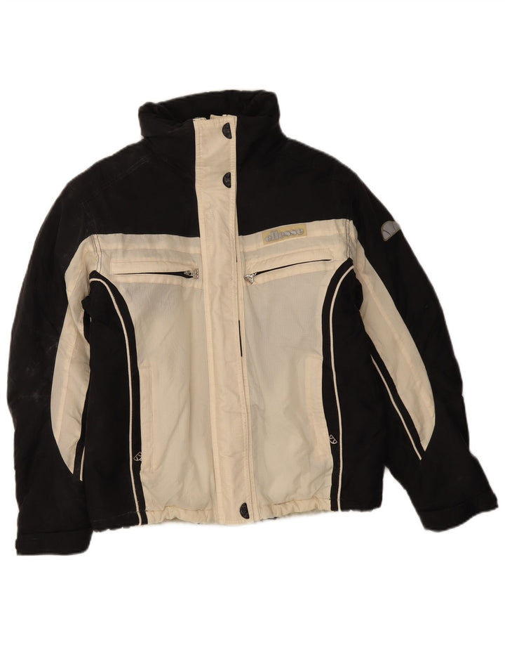 Jachetă de vânt supradimensionată pentru femei Ellesse UK 10, negru, colorblock