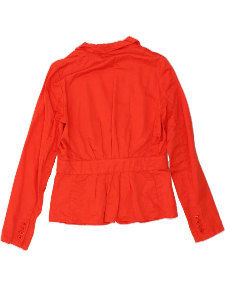J. CREW Womens Blazer Jacket US 6 Medium Red Linen Vintage J. Crew and Second-Hand J. Crew from Messina Hembry 