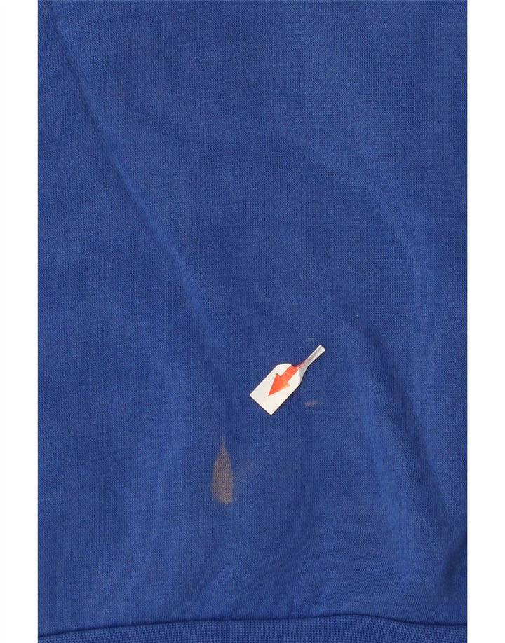Pulover pentru bărbați Adidas Graphic Hoodie, albastru mediu