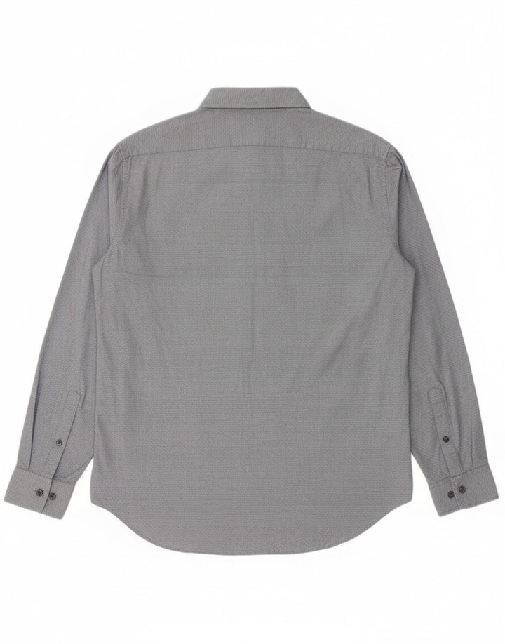 Cămașă pentru bărbați Calvin Klein Slim Fit, mare, bleumarin, geometrică