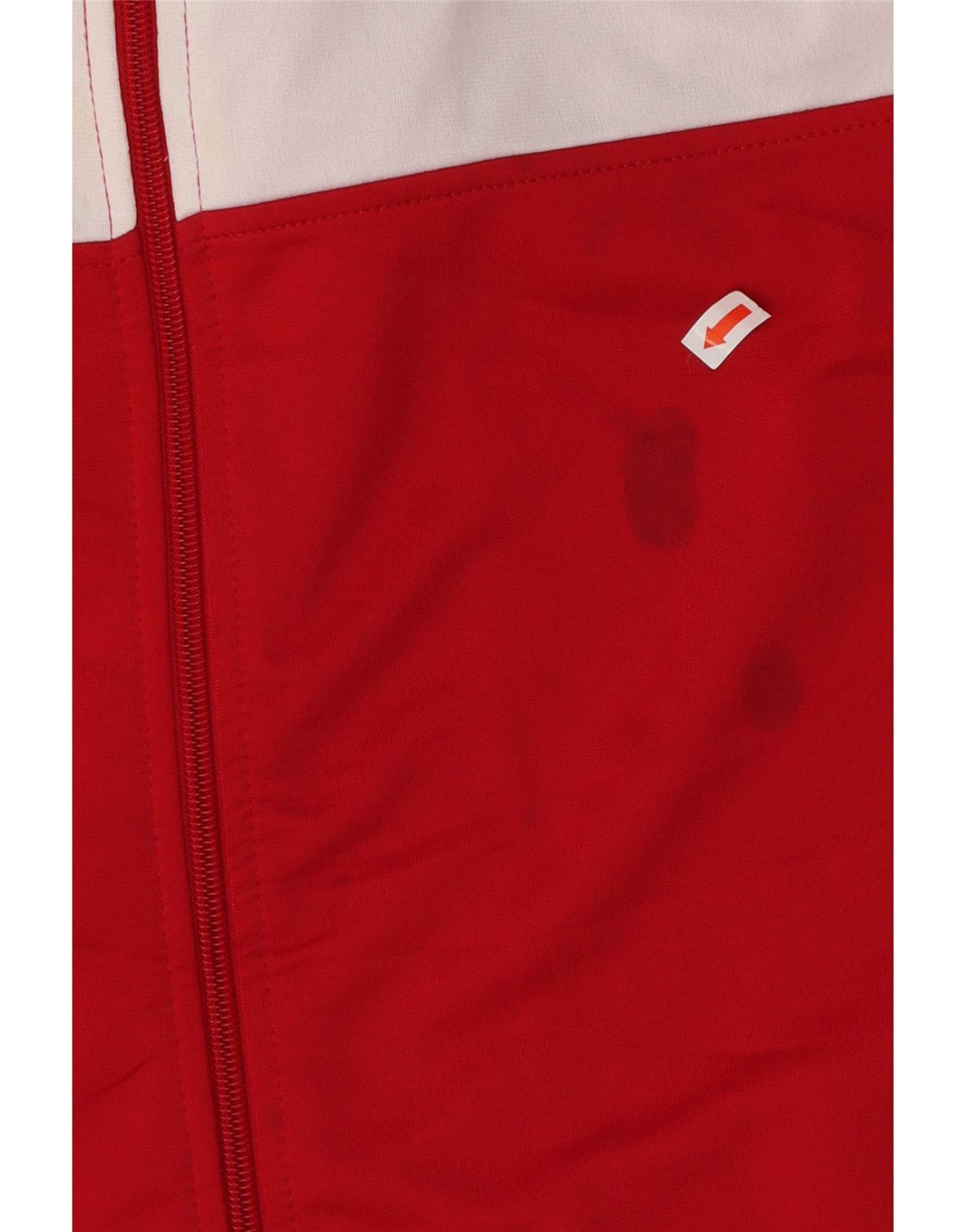 Jachetă de trening pentru bărbați ASICS, roșu mediu, poliester bloc de culoare