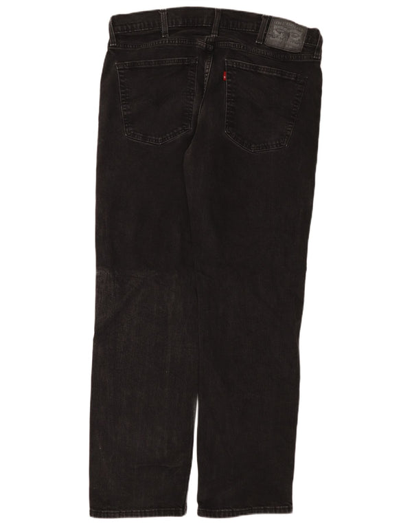 Blugi drepti pentru bărbați Levi's 559, cu ajustare relaxată, W38 L32, bumbac negru