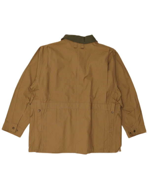 Jachetă vintage pentru bărbați IT 54 2XL Kaki Bumbac