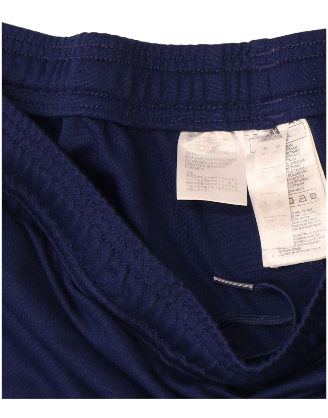 Pantaloni de trening ADIDAS Aeroready pentru bărbați, XL, poliester bleumarin