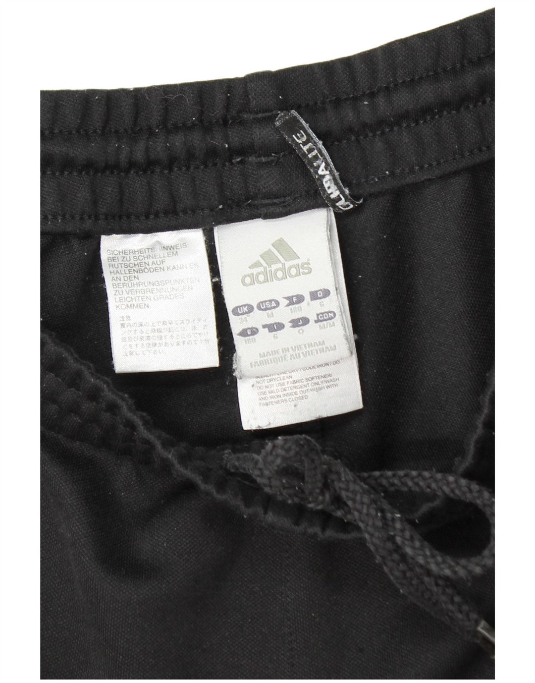 Pantaloni de trening ADIDAS Climalite pentru bărbați, mari, negru, poliester