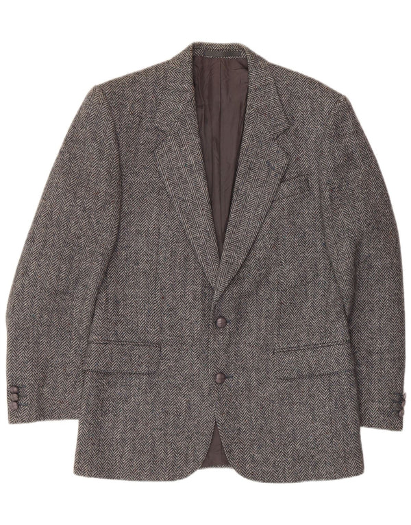 Jachetă pentru bărbați Wellington Donegal Tweed Blazer UK 38 Medium Gris Herringbone