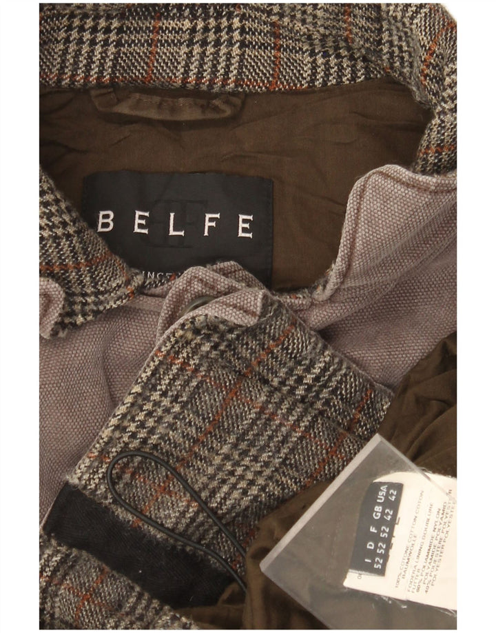 Jachetă militară BELFE pentru bărbați IT 42 XL bumbac gri