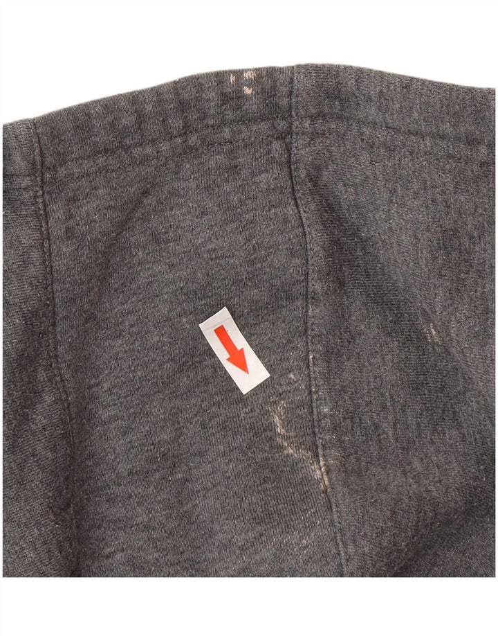 Pulover Adidas pentru bărbați cu capota, bumbac, gri mic