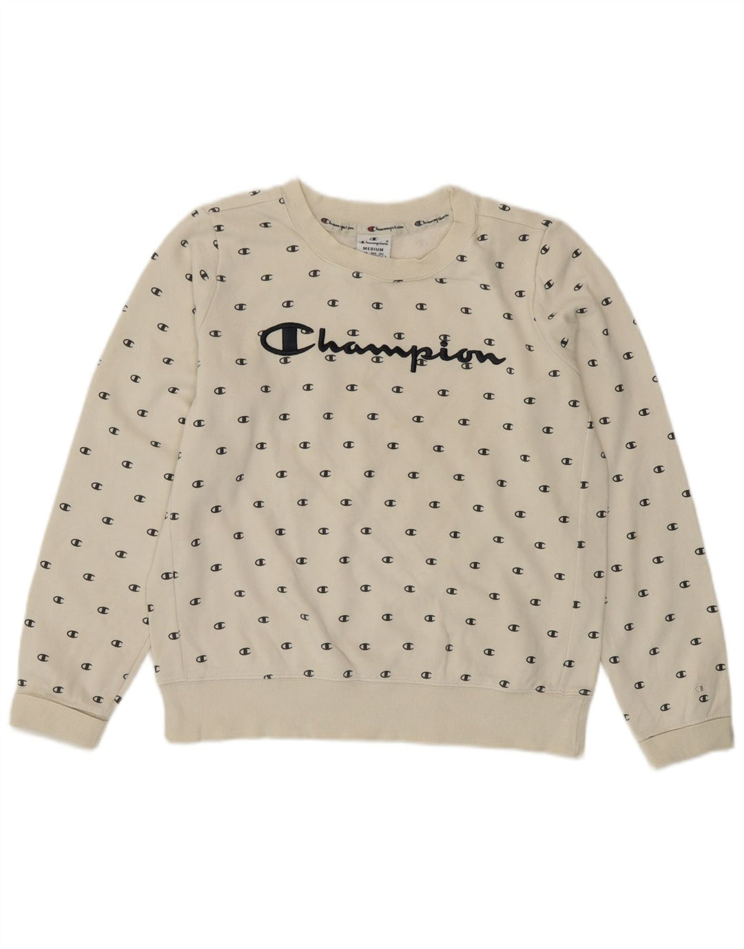 Pulover cu grafic pentru femei Champion UK 14 Medium White