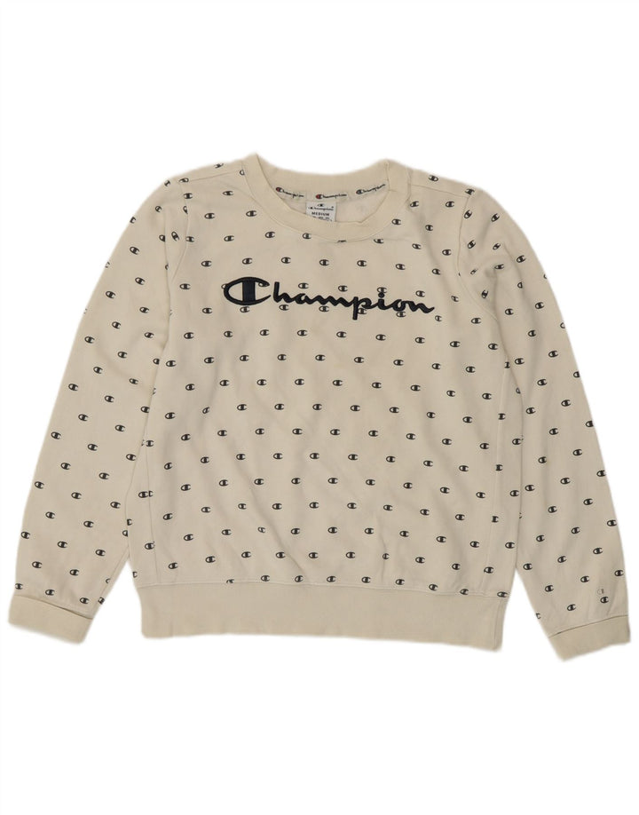 Pulover cu grafic pentru femei Champion UK 14 Medium White