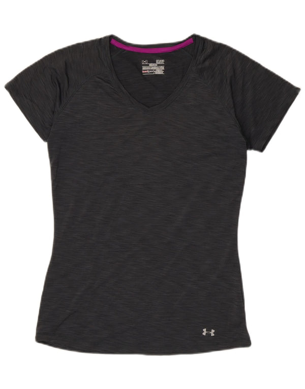 Tricou Under Armour pentru femei Heat Gear Top UK 10 Small Gri Poliester