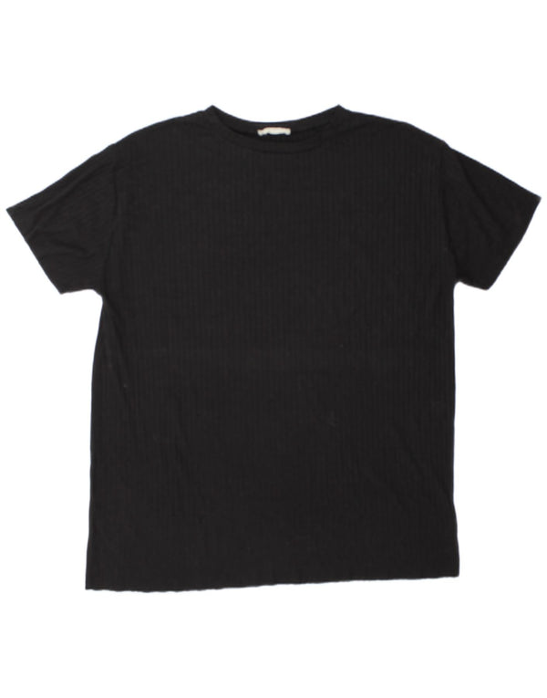 Tricou supradimensionat pentru femei Zara UK 14 Poliester mediu negru